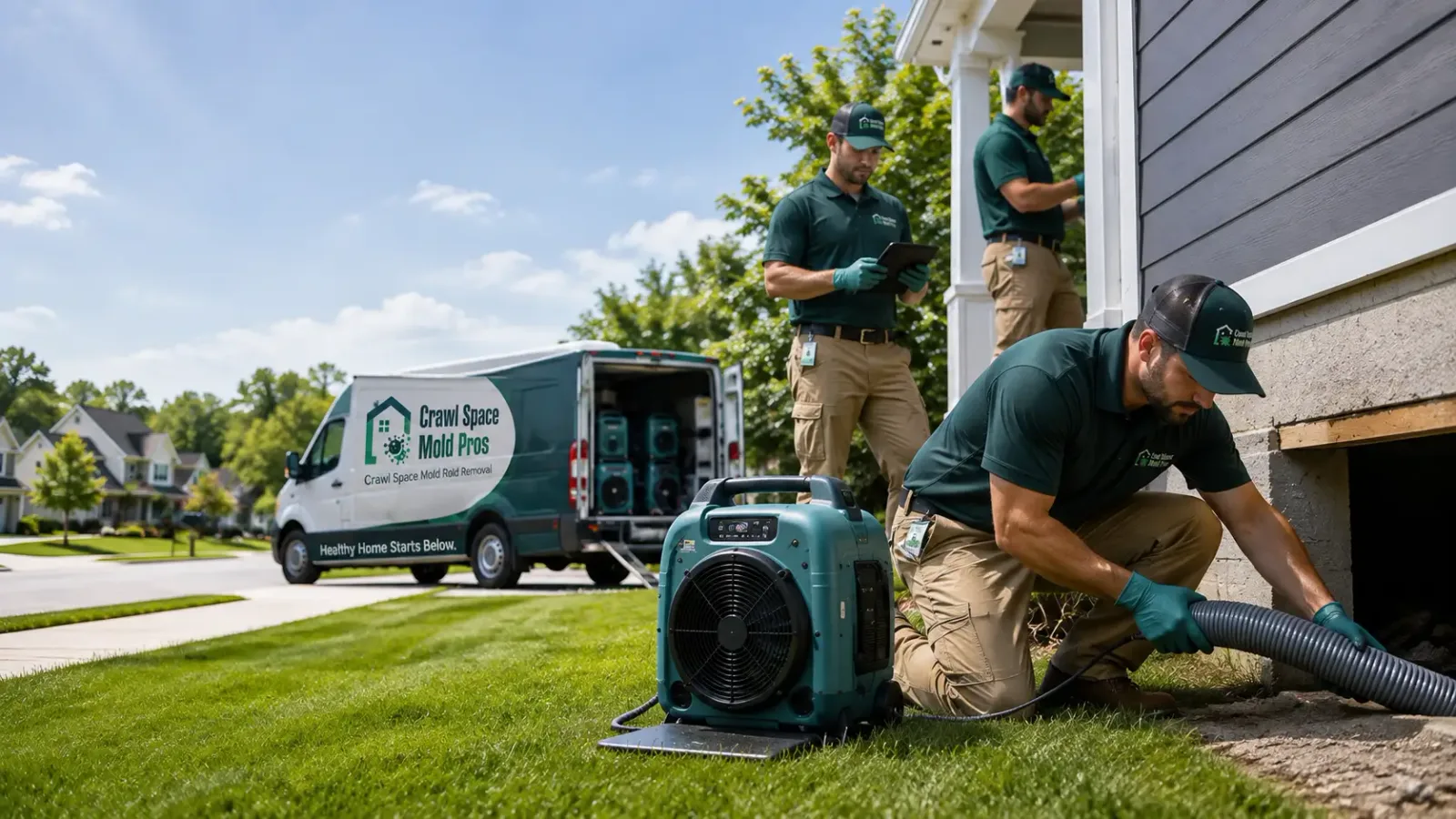 Crawl Space Mold Removal in Overland, MO